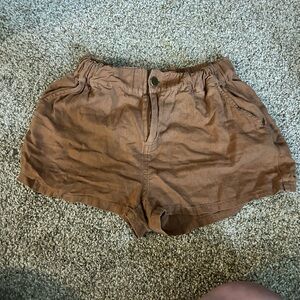 Forever 21 High Waist Brown Shorts